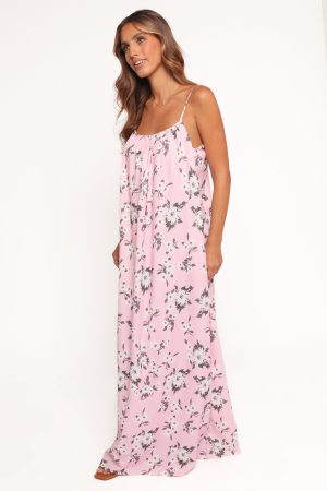 Lumina Maxi Dress – Pink Floral