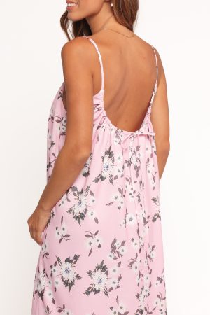 Lumina Maxi Dress – Pink Floral