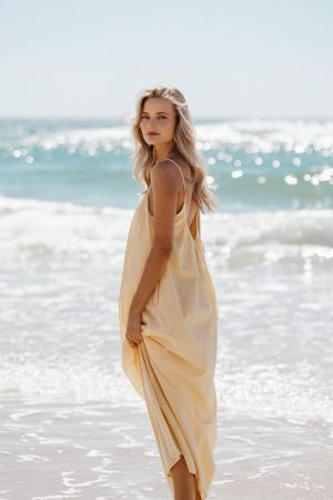Lumina Maxi Dress – Yellow
