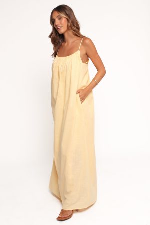 Lumina Maxi Dress – Yellow