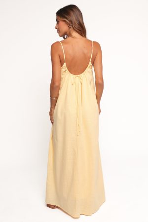 Lumina Maxi Dress – Yellow
