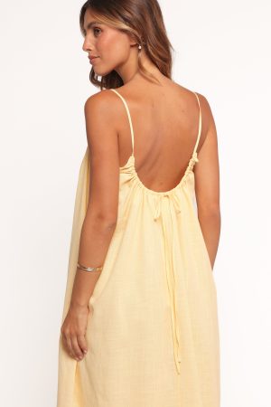 Lumina Maxi Dress – Yellow