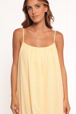 Lumina Maxi Dress – Yellow