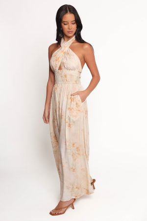 Lunaria Halterneck Jumpsuit – Floral