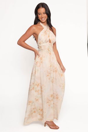 Lunaria Halterneck Jumpsuit – Floral