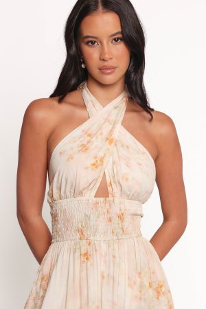 Lunaria Halterneck Jumpsuit – Floral