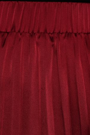 Lysandra Maxi Skirt – Burgundy