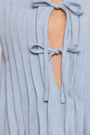 Madeline Mini Dress – Blue