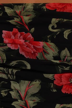 Maia Long Sleeve Top – Black Floral