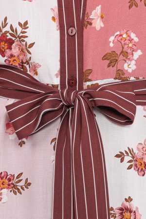 Maiden Long Sleeve Midi Dress – First Blush