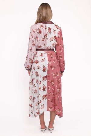 Maiden Long Sleeve Midi Dress – First Blush