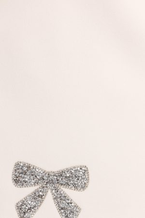 Maizie Mini Strapless Dress – Off White