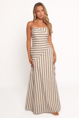 Maliah Maxi Dress – Vory Stripe