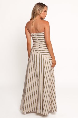 Maliah Maxi Dress – Vory Stripe