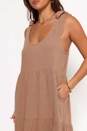 Marcy Midi Dress – Mocha