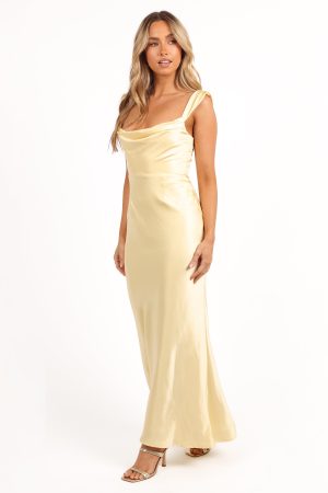 Margot Maxi Dress – Lemon