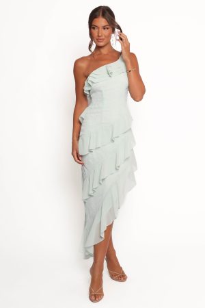 Marion Maxi Dress – Sage Green