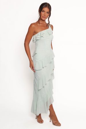 Marion Maxi Dress – Sage Green