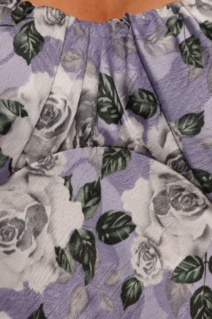 Marjorie Midi Dress – Lavender