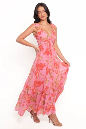 Matteah Maxi Dress – Tropical Floral