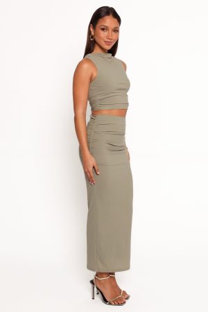 Mattie Two Piece Set – Olive
