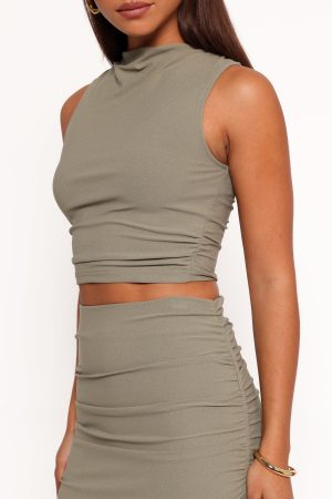 Mattie Two Piece Set – Olive