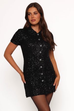 McKenzie Mini Dress – Black