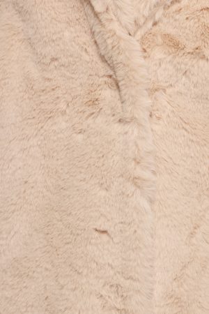 Meeka Faux Fur Jacket – Beige