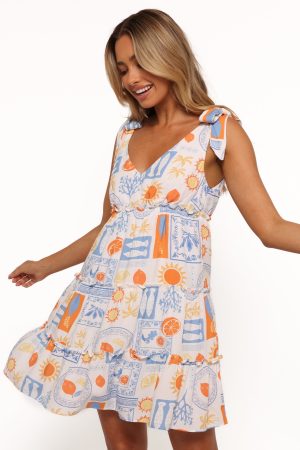 Melodie Mini Dress – Multi