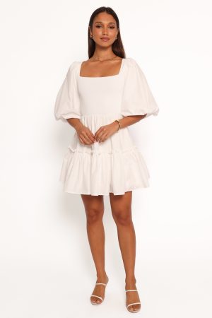 Meredith Mini Dress – White