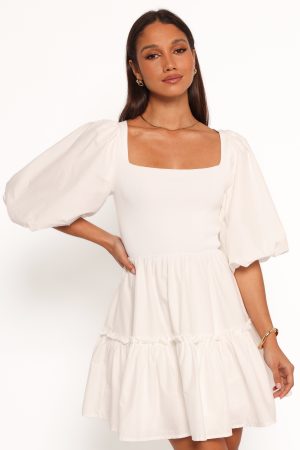 Meredith Mini Dress – White