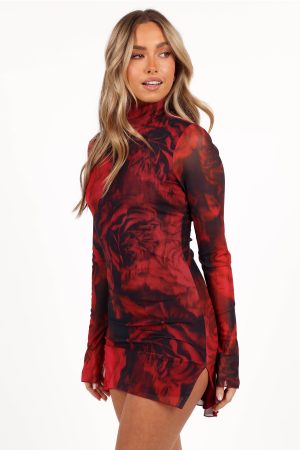 Jordi Mini Dress – Giovanna Rose Print