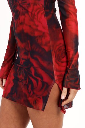 Jordi Mini Dress – Giovanna Rose Print