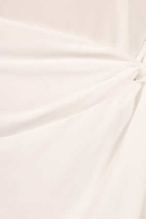 Nadea Faux Wrap Maxi Dress – White