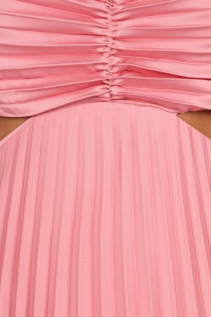 Niamh Midi Dress – Poppy Pink