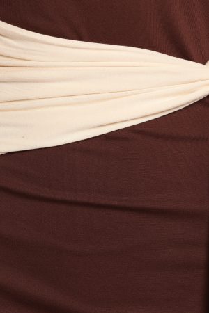 Nicosia Mini Dress – Brown