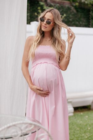 Nigella Maxi Dress – Pink