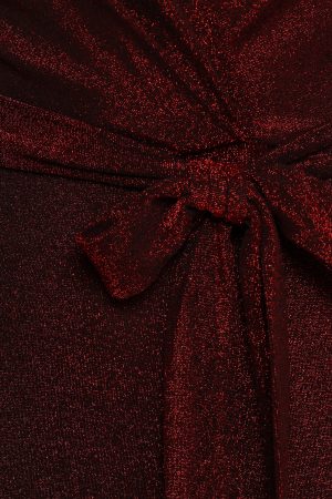 Nora Long Sleeve Jumpsuit – Red