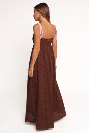 Odessa Maxi Dress – Brown