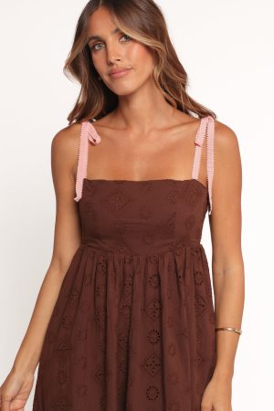 Odessa Maxi Dress – Brown