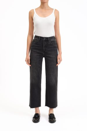 Pleaser Wide Leg Crop Jean – Twilight