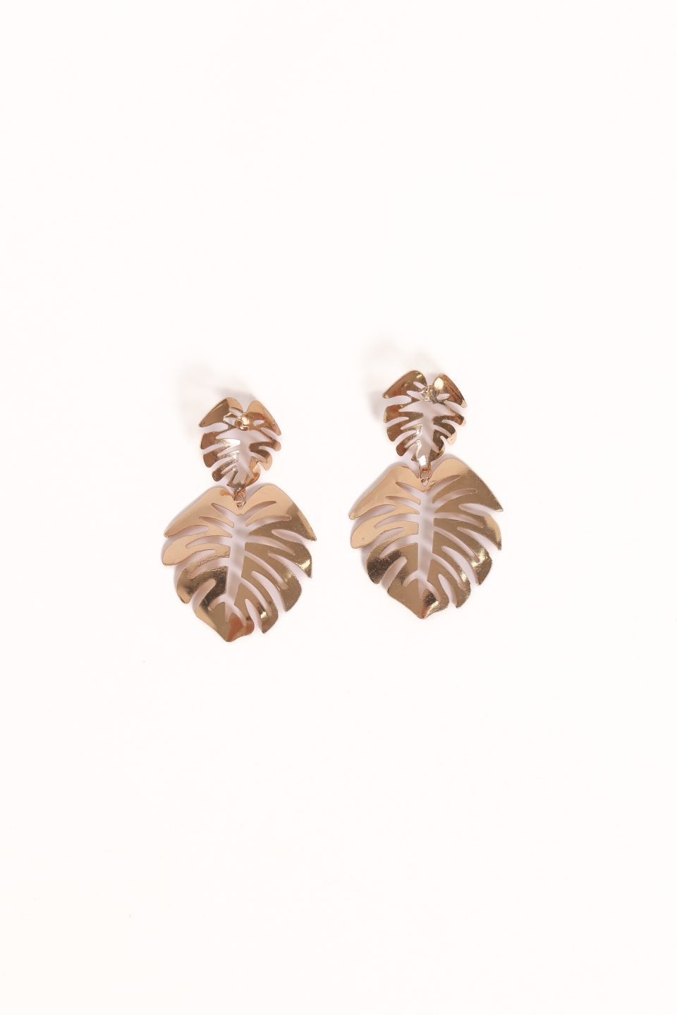 Palm Earrings - Gold