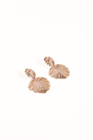 Palm Earrings – Gold