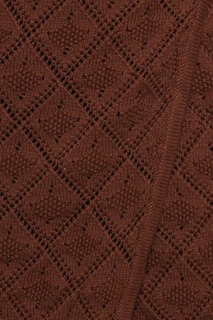 Palma Knit Mini Skirt – Chocolate