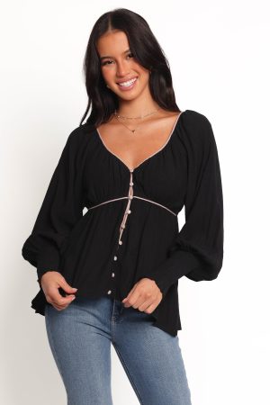 Pannia Top – Black