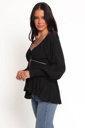 Pannia Top – Black
