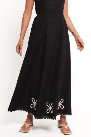 Paola Midi Dress – Black