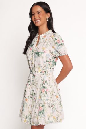 Paula Mini Dress – Multi Floral