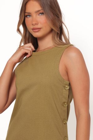 Penelope Mini Dress – Green