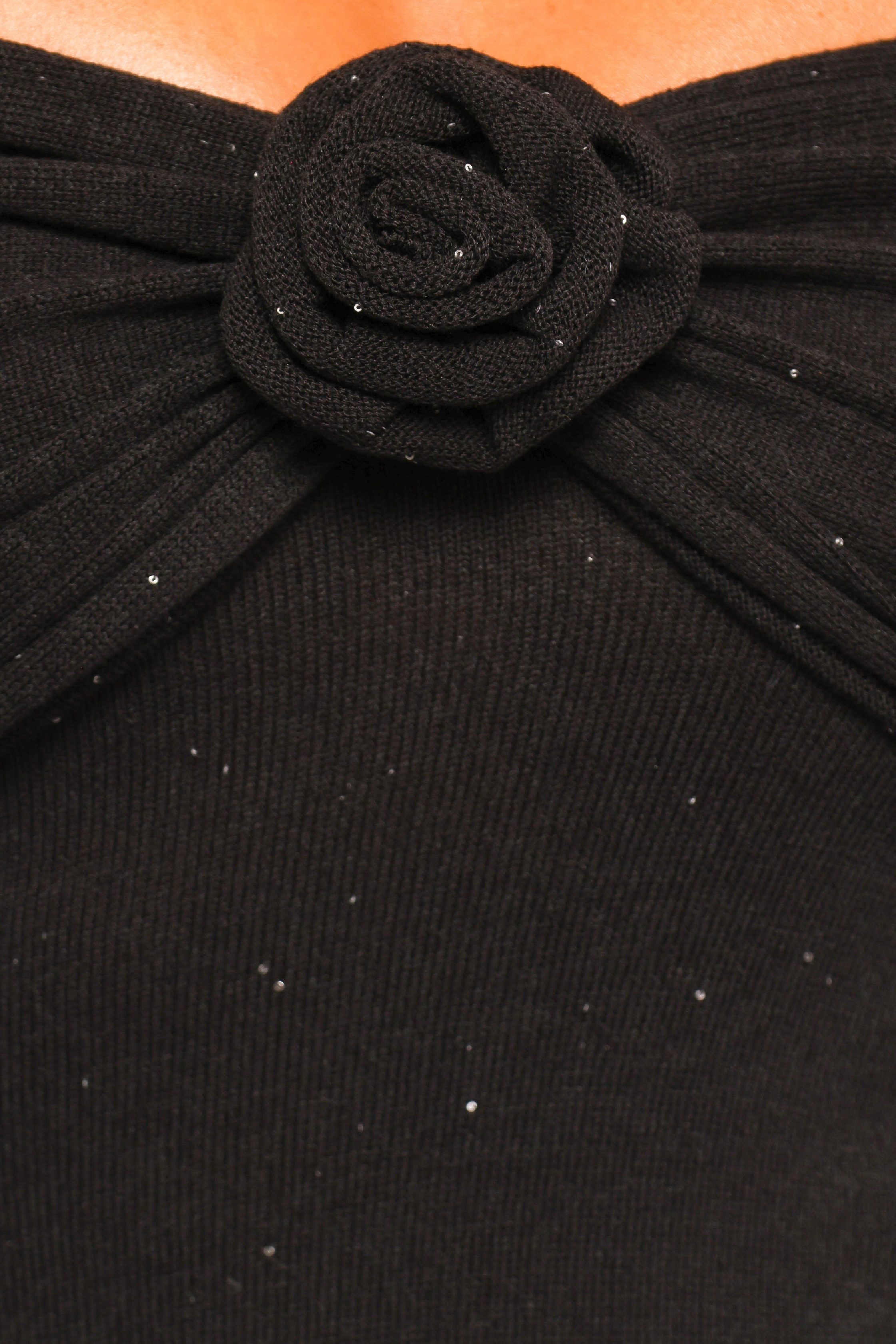 PennieMidiDress-BlackSequinKnit7-3